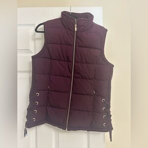 Women's Purple Puffer Vest